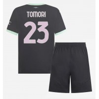 Maglie da calcio AC Milan Fikayo Tomori #23 Terza Maglia Bambino 2024-25 Manica Corta (+ Pantaloni corti)